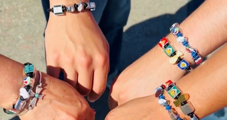 The decorative bands are the latest fan craze, following vuvuzelas in 2010 and Russian kokoshnik hats in 2018