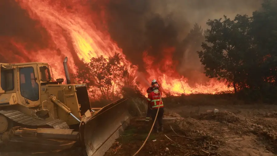 More than two hundred operatives fight fire in Boticas