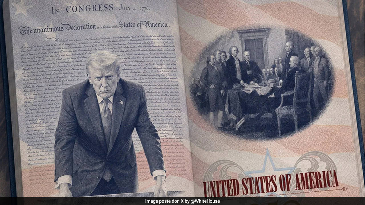 "Welcome, But Be Good": Trump Unveils New US Passport With His Photo