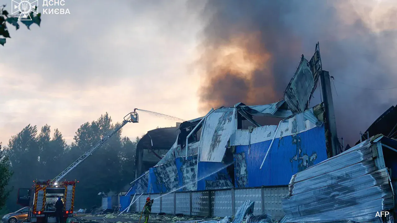 Series Of Blasts Heard In Kyiv After Missile Alert