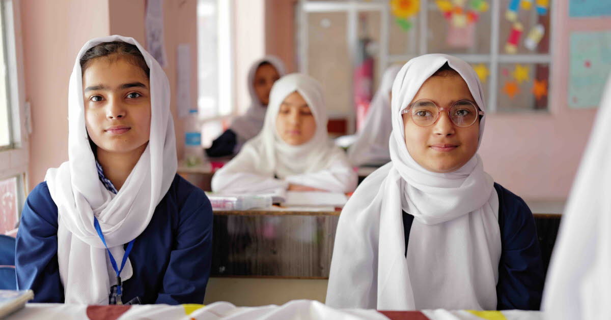 2.4 million girls without secondary education, according to UNESCO