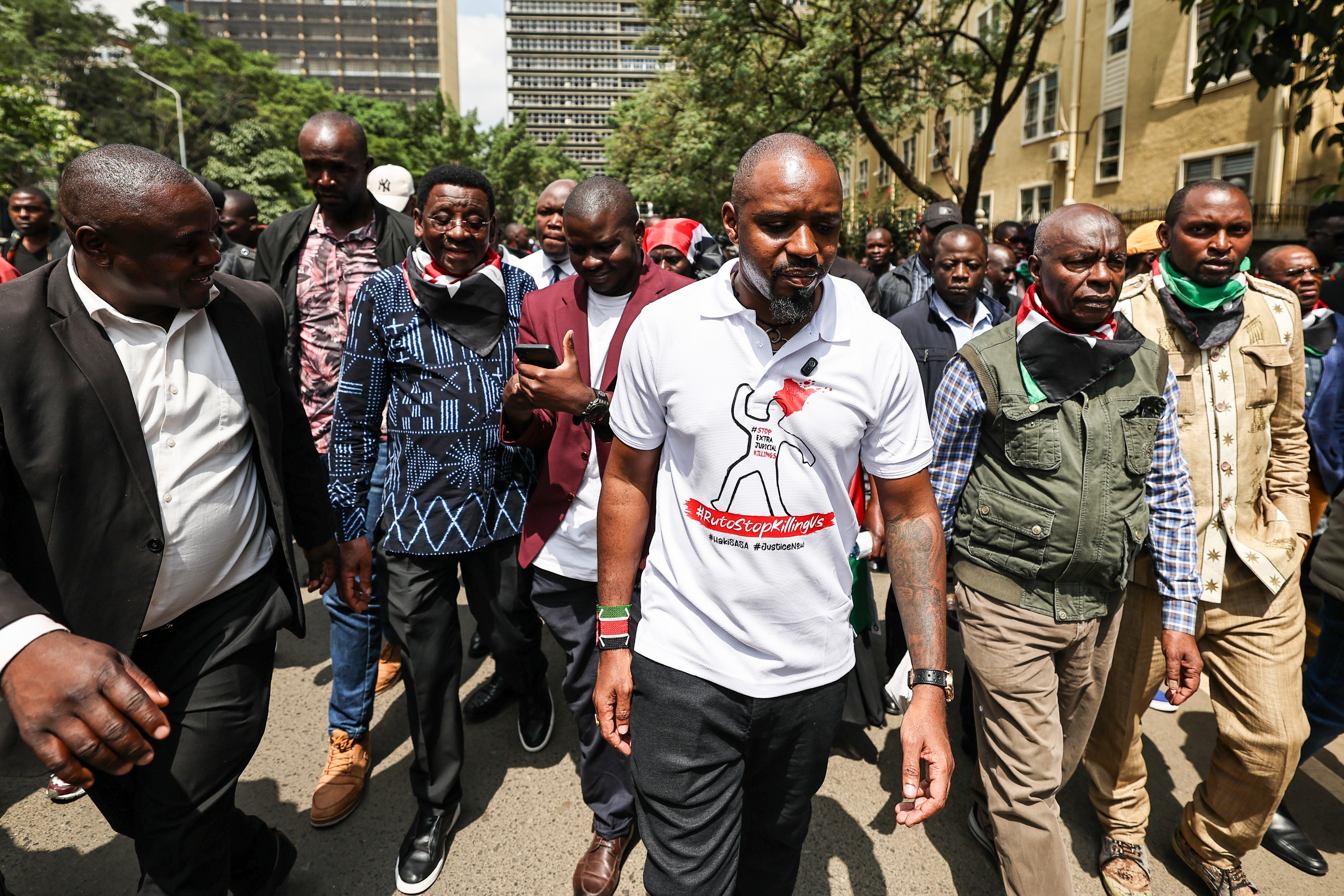 Kenyans march to mark anniversary of deadly 2024 anti-government protests