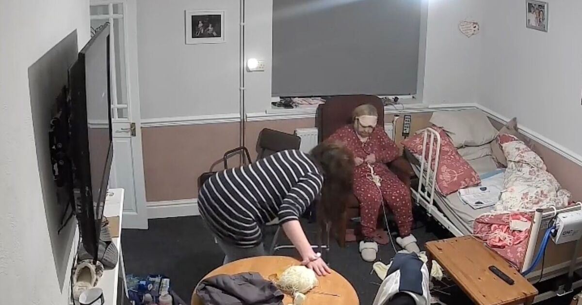 Moment cruel carer screams ‘I hope you die’ to 81-year-old dementia-sufferer