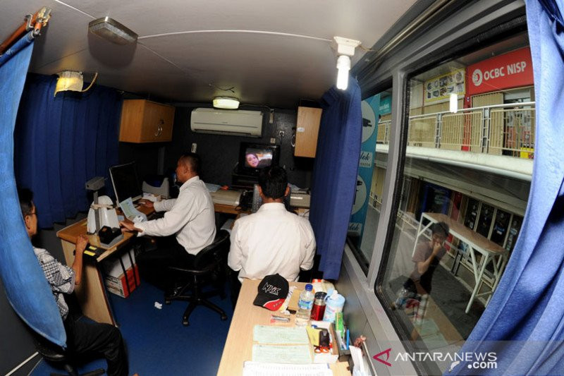 The SIM Keliling service is available at five locations in Jakarta on Thursday