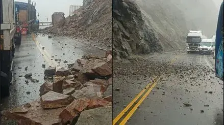 Arequipa: Huaico affected the traffic at the kilometer 772 of the South American Panamerican
