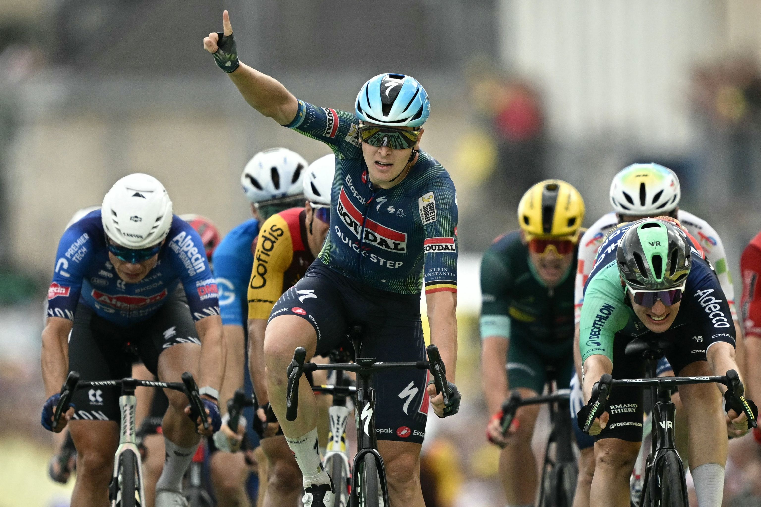 Merlier clears her triplet on the Tour after a creepy fall of Gaviria