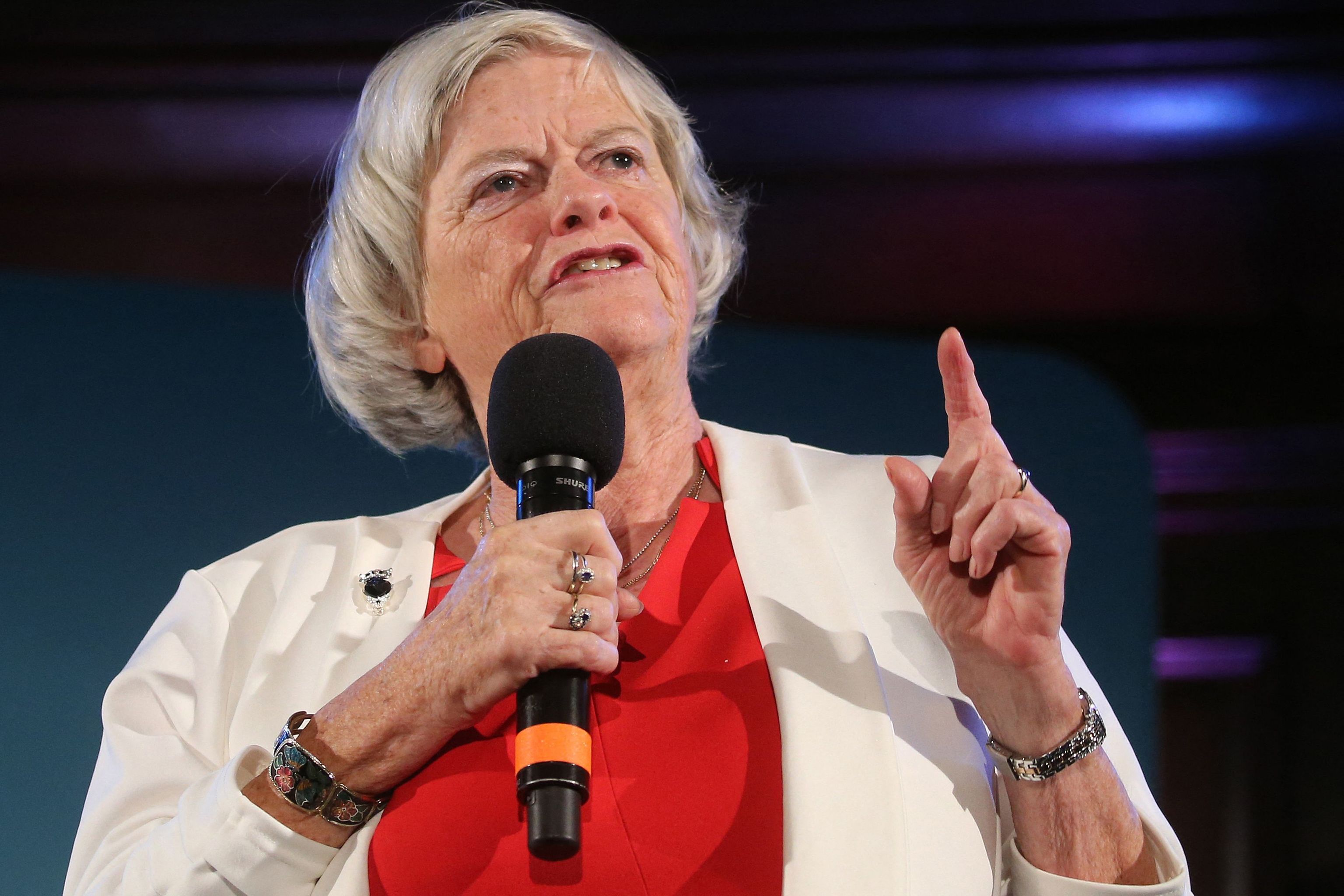 The killer of former British minister Ann Widdecombe hit her 21 times with a hammer
