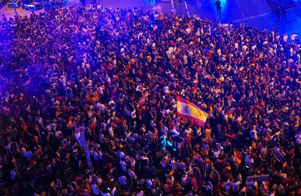Another person was injured in the incident in Ciudad Rodrigo during celebrations for Spain's title