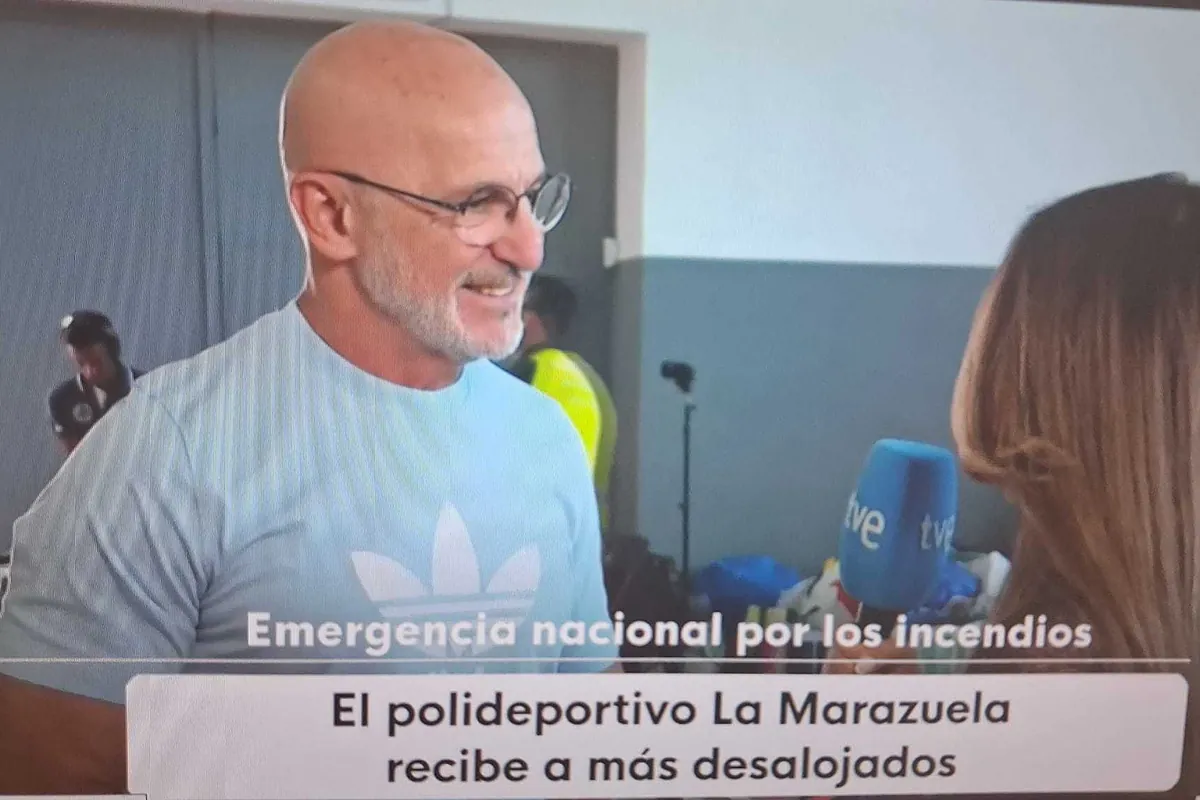 De la Fuente, with those affected by the fires: "It is an honor and a duty"