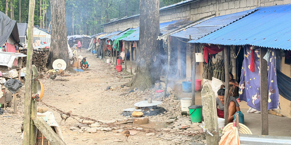 Hupsekot landslide displaced still in temporary camps