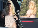 Witnesses say she stood through the roof for two minutes on a busy Los Angeles freeway months after DUI arrest