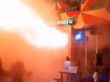 The blaze broke out around midnight at a nightlife venue, with rescuers reporting a wide range of injuries