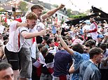 Pints go flying in fan zones and pubs as England supporters celebrate