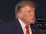 Trump says plane he flew on after secret swap off Air Force One 'was at greater risk' as he explains why he switched