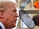 Trump's callous response as US sailors throw themselves overboard in Iran war and grim photos of food emerge