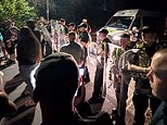 Hundreds of demonstrators descend on Portsmouth after small boat migrants brought ashore