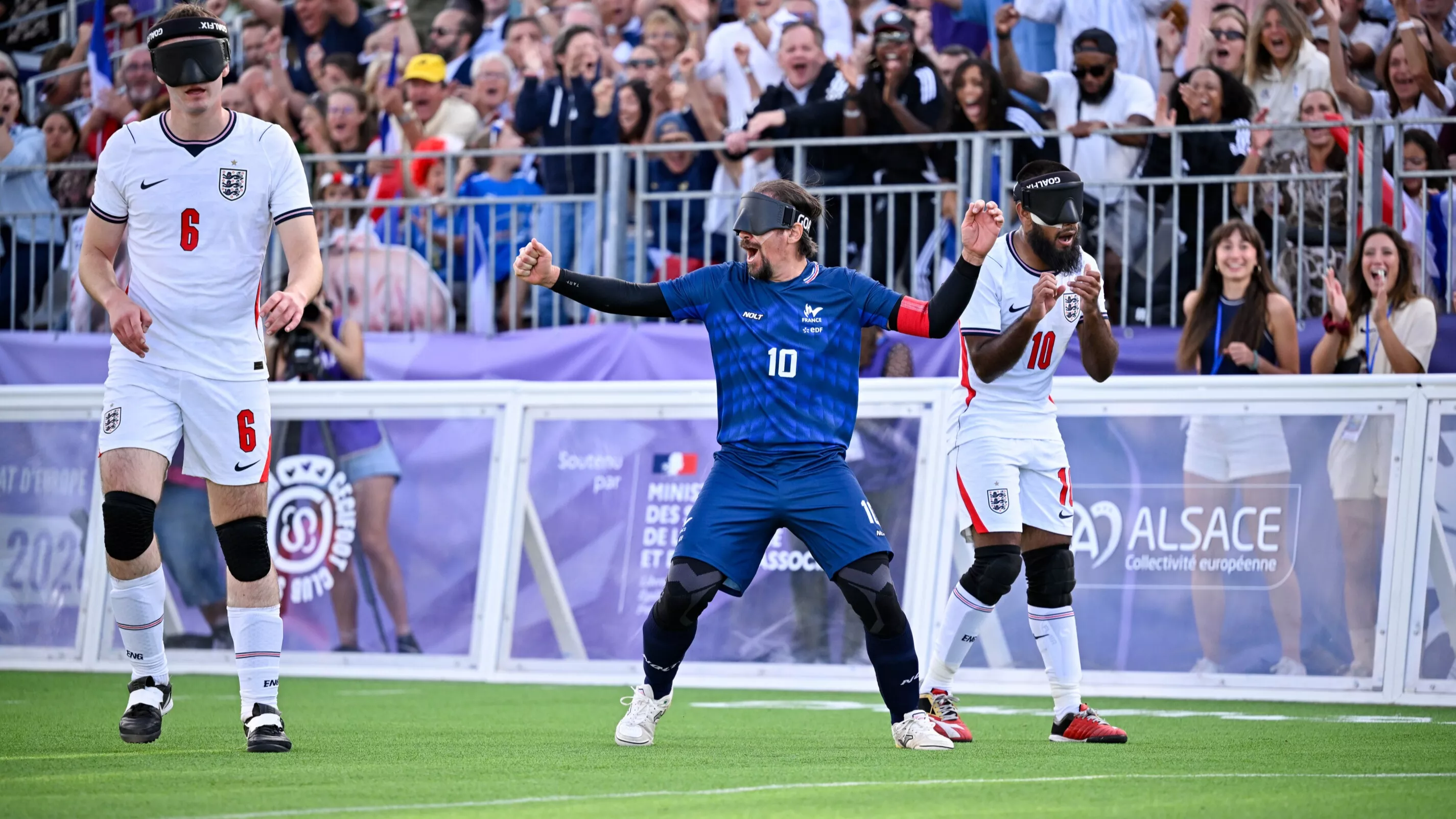 France-England 1-0: in the title, the Blues of the Cecifoot won the Euro Final with a goal from Villeroux