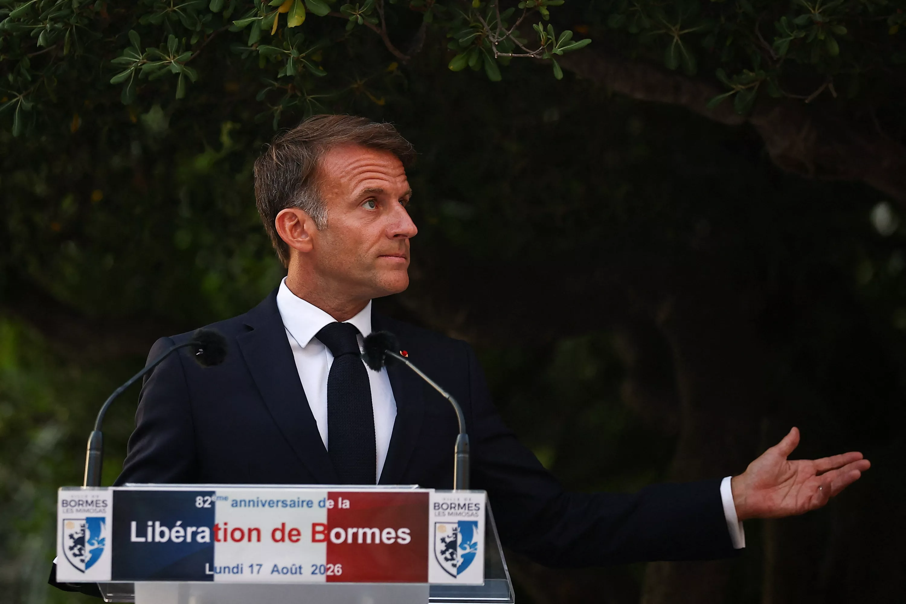 Emmanuel Macron promises the "same devices" of aid as in Gironde for the affected municipalities