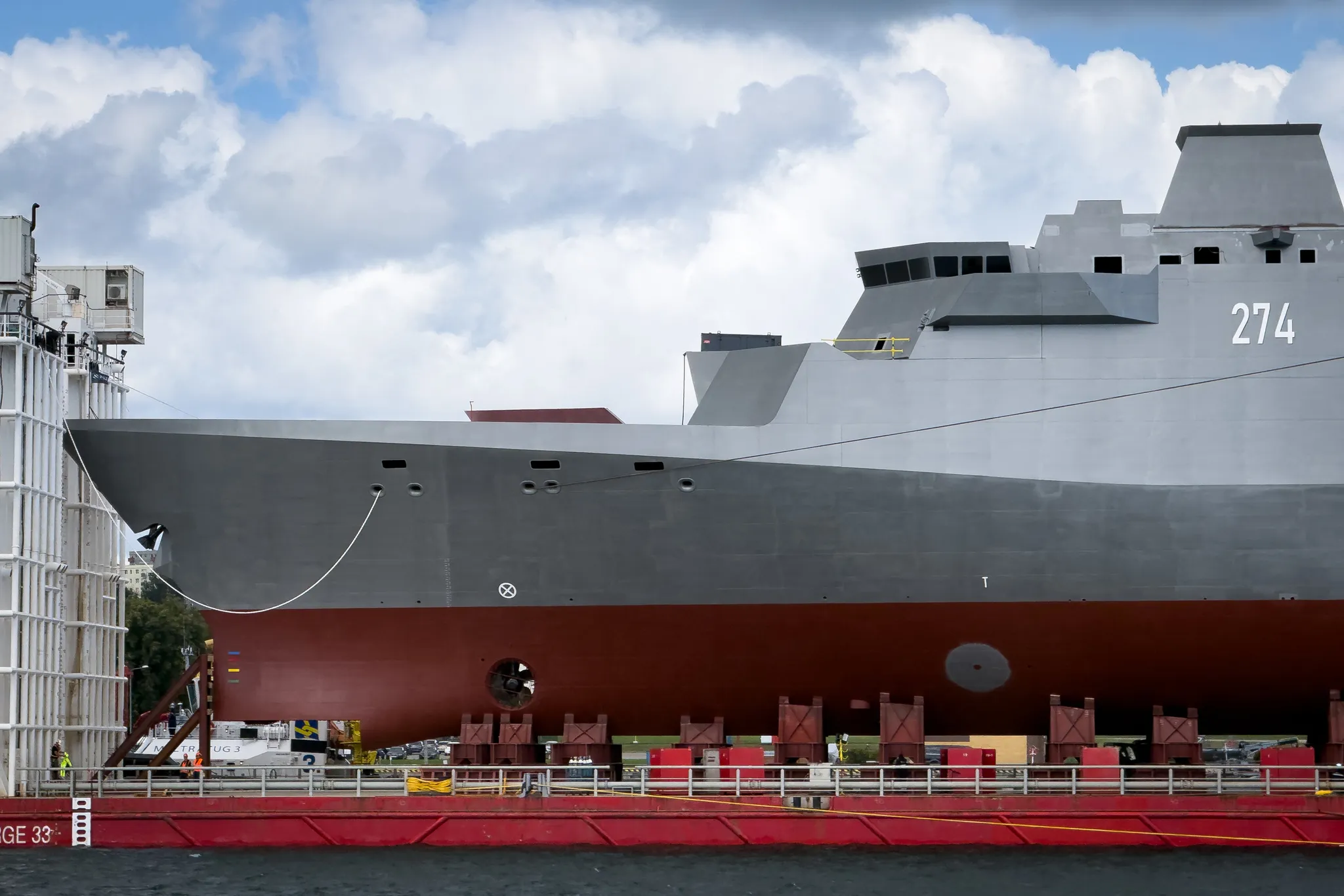 "A historic day": Poland welcomes the new frigate of its navy