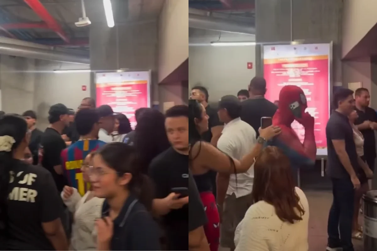 Gas crisis causes evacuation during Spider-Man session