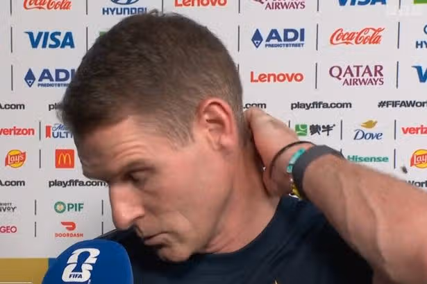 '11 broken hearts': England coach fights back tears in emotional BBC interview during France World Cup clash