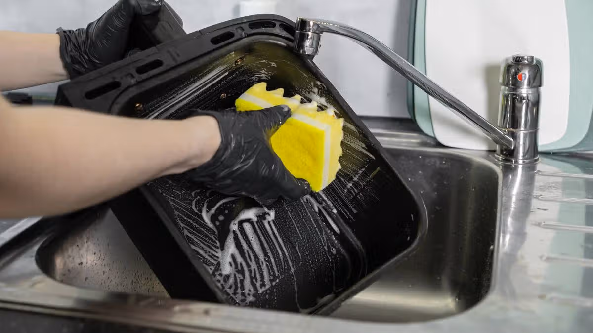 I cleaned my dirty air fryer in minutes using 1 handy Home Bargains spray