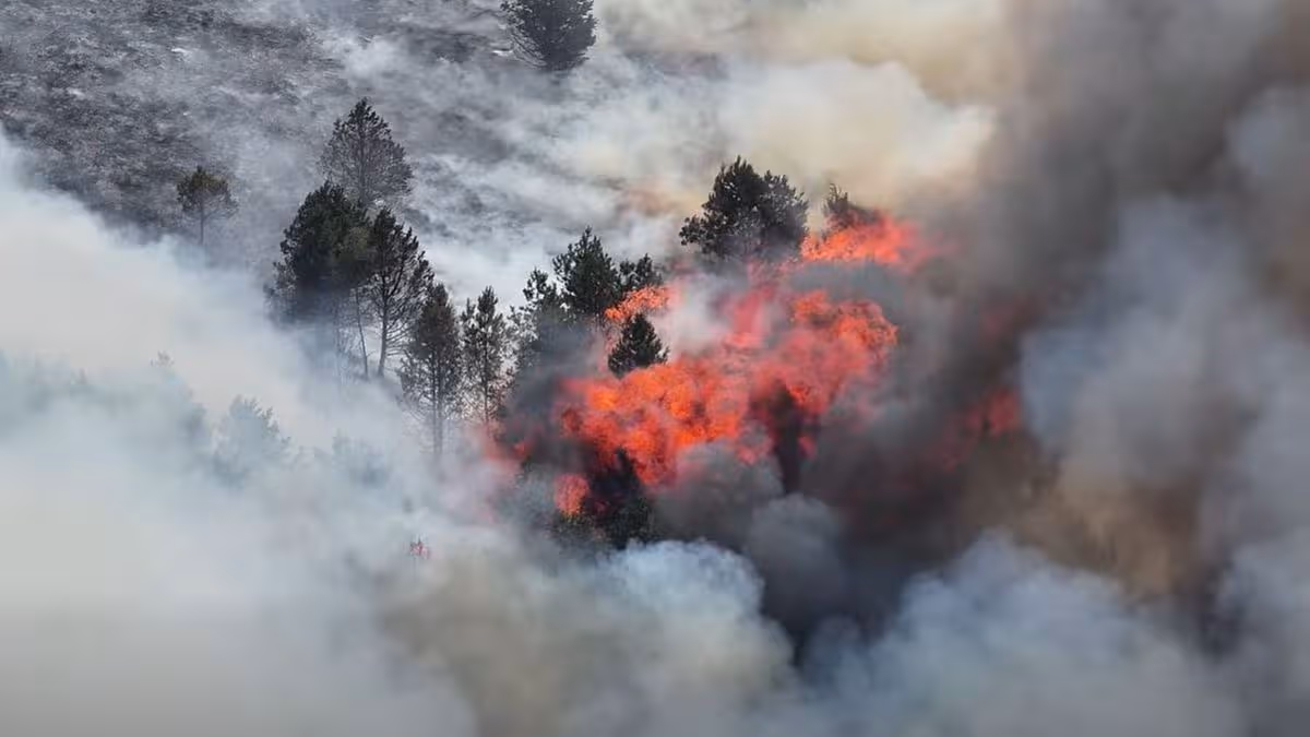 Peak District in flames as scorching heatwave sparks massive wildfire