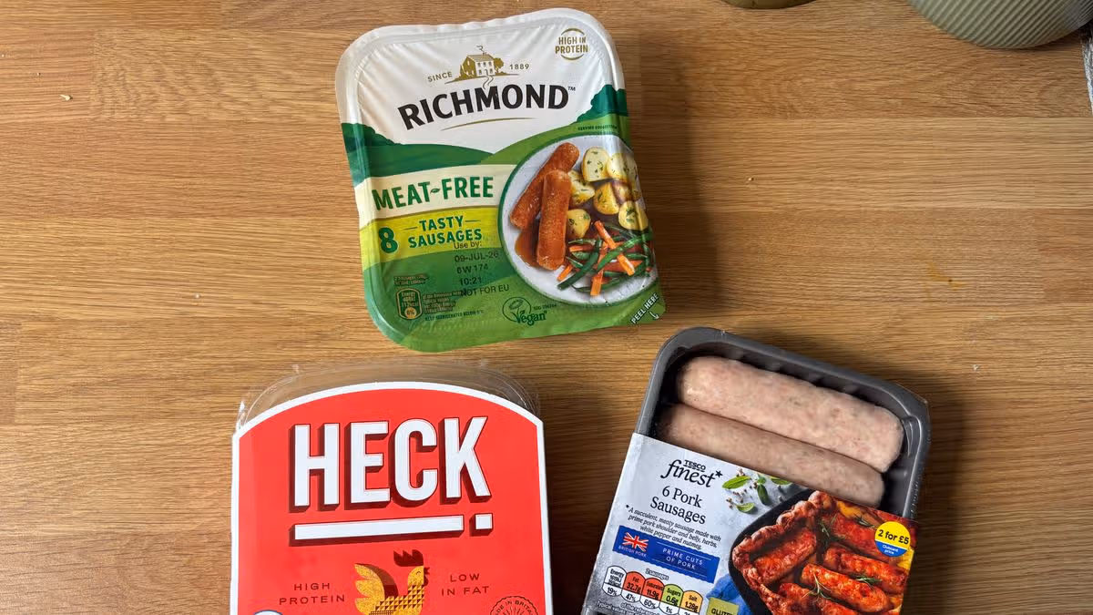 I compared pork, chicken and veggie sausages – there was a surprising winner