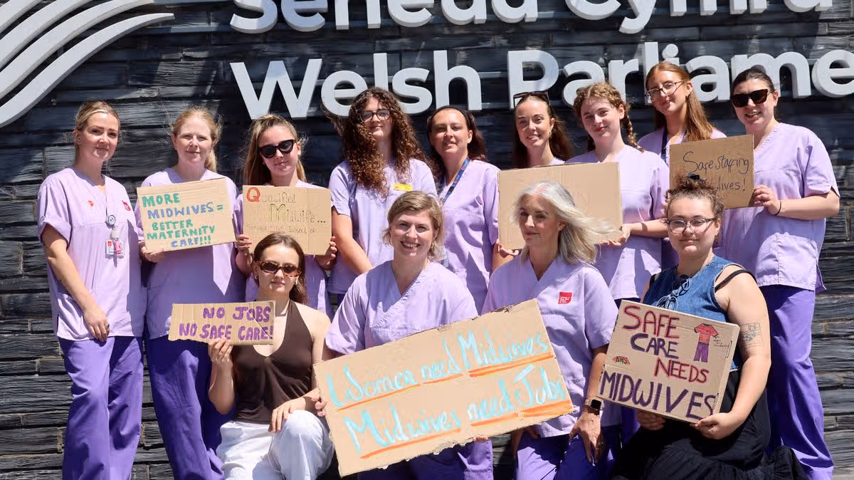 These midwives want to work in Welsh hospitals but they've been told there are no jobs