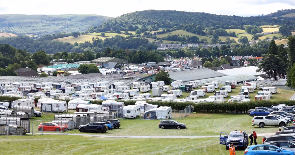 25-year-old dies at Royal Welsh campsite as three people arrested