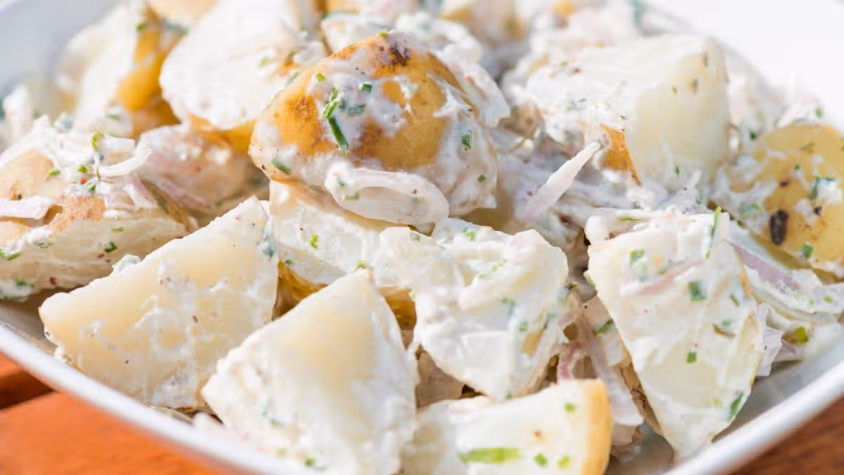 Potato salad is 'creamy and decadent' if you add one teaspoon of cupboard staple