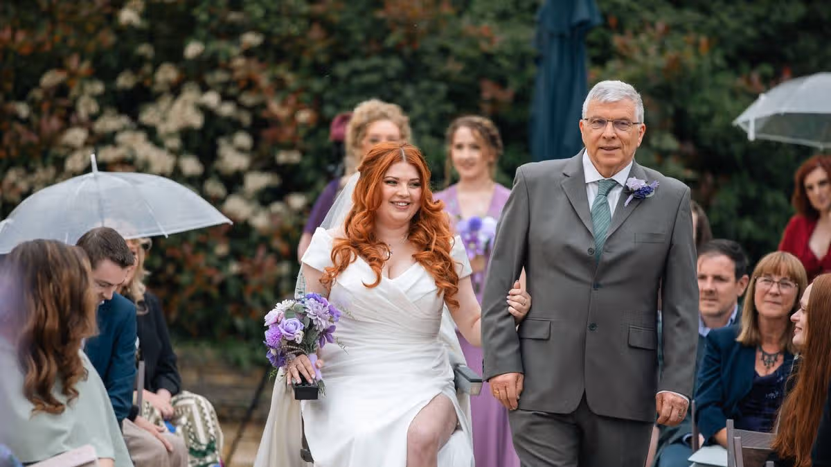 Humiliated bride left stranded at altar without wheelchair ramp to reach husband