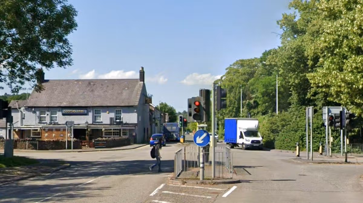 Man dies at scene of crash on busy road