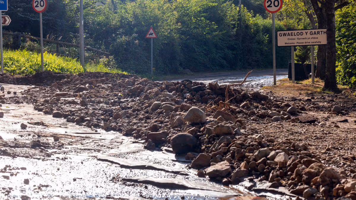 Cause of massive flood that wrecked homes in Welsh village revealed