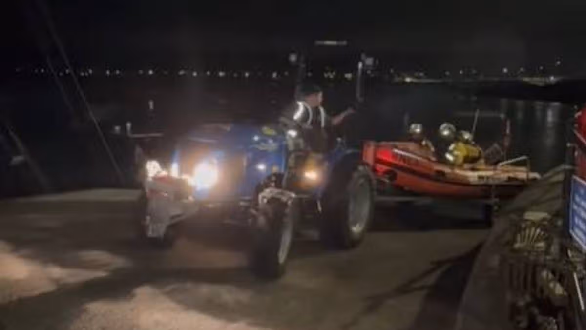 Person found 'barely conscious' in Welsh river after shouts for help heard