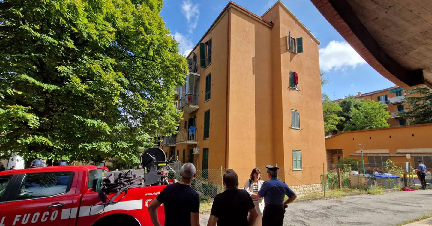 Explosion in a building in Perugia, there are people involved