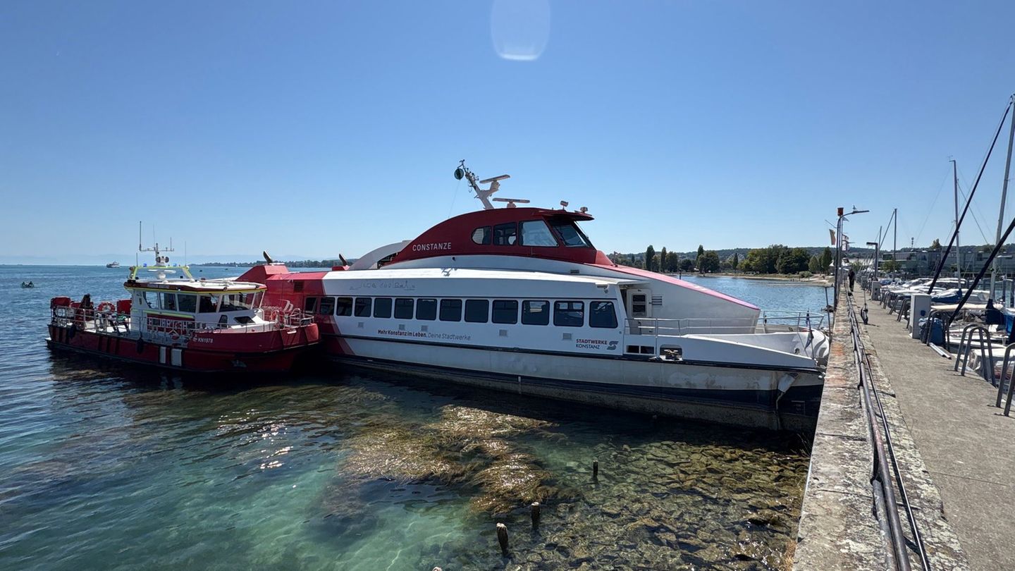 Constance – passenger ship crashes into port wall – at least twelve injured