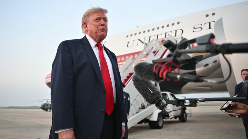 The American president said discussions would begin Monday afternoon, without giving further details