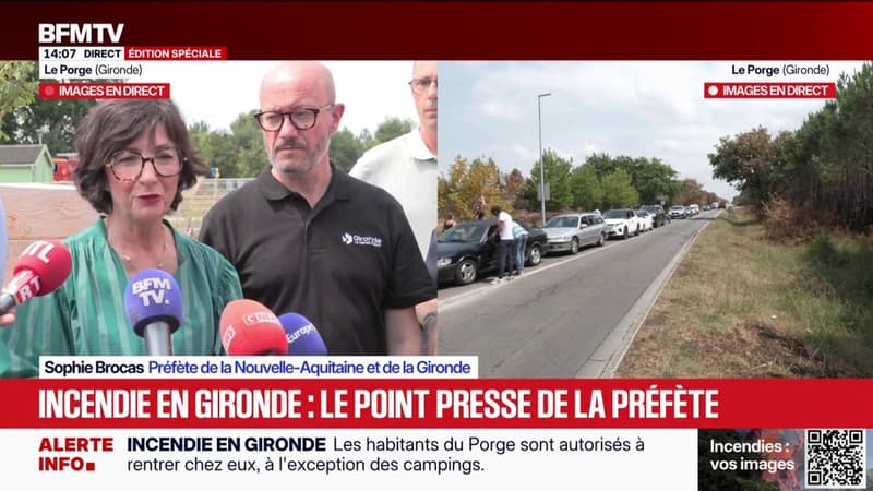 Fire in Gironde: the inhabitants of Porge and Lège-Cap-Ferret allowed to return home