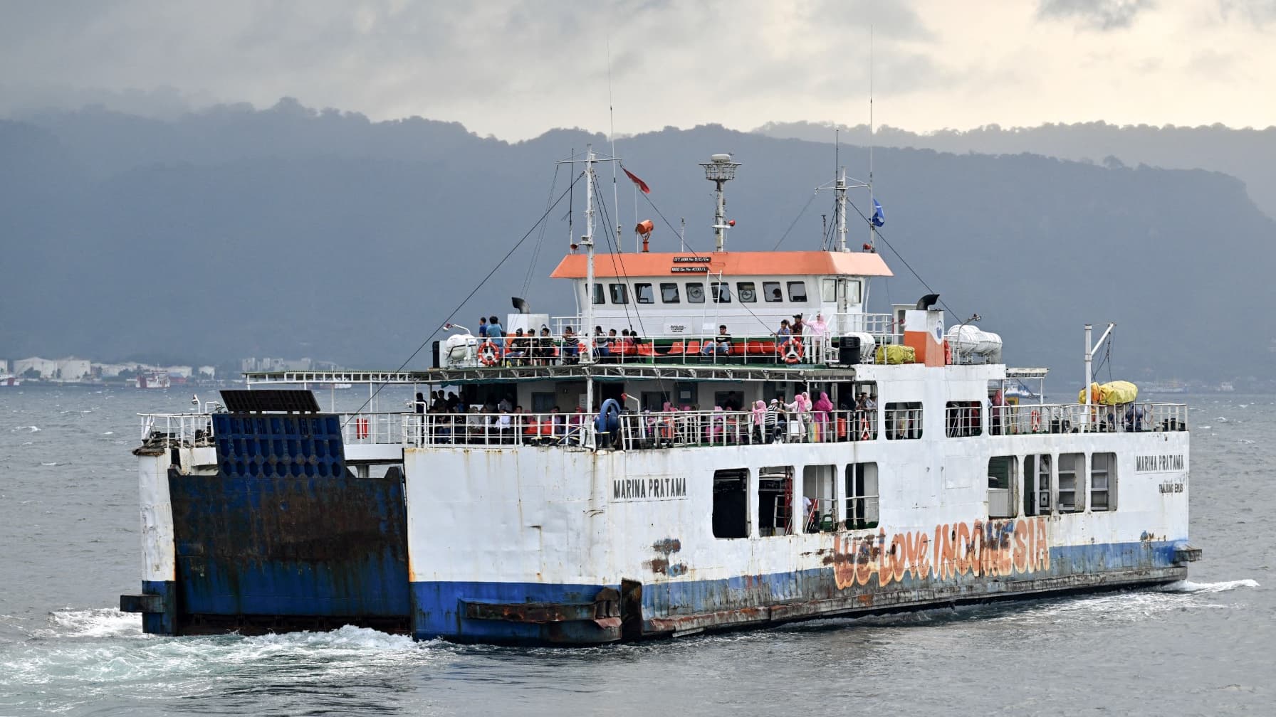 Five dead, 41 missing in Indonesia ferry fire