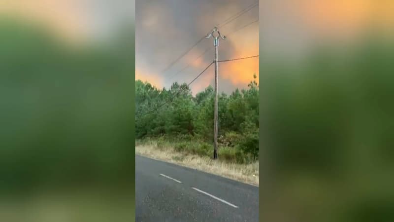 New fire in France: 400 hectares covered by flames in the Landes, 400 people evacuated