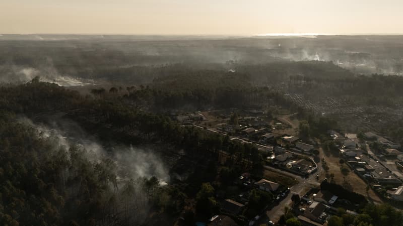 Fire in Gironde: the megafire "always stabilized" after a "calm" night despite repeated flames