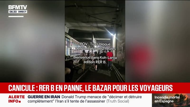 Heat: RER B traffic in Paris interrupted for several hours