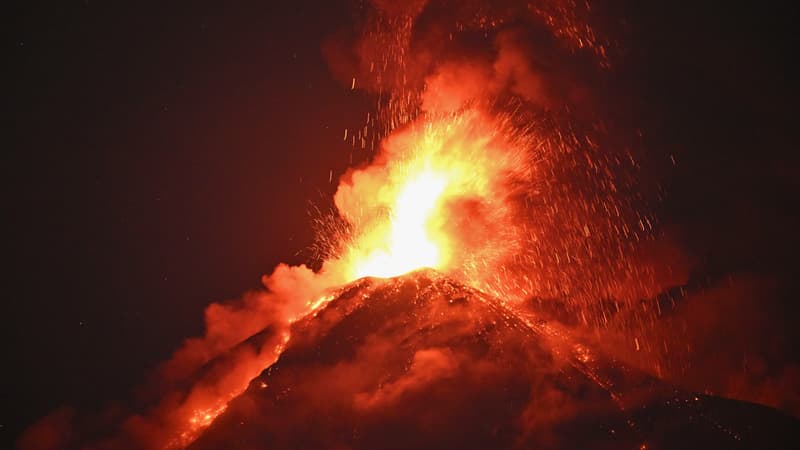 Guatemalan authorities began evacuating two hamlets near the erupting volcano on Monday evening