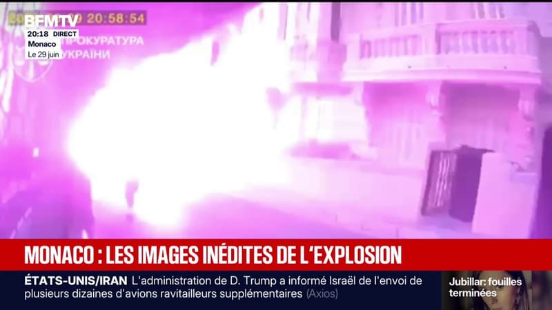 Monaco: images of the explosion revealed by the Ukrainian prosecutor's office