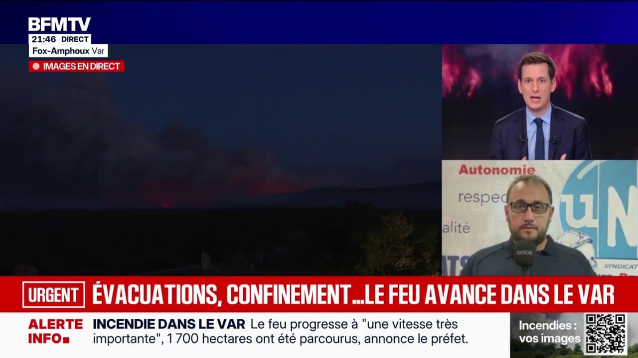 Var. Fire progresses "at a high speed", 1,700 hectares travelled