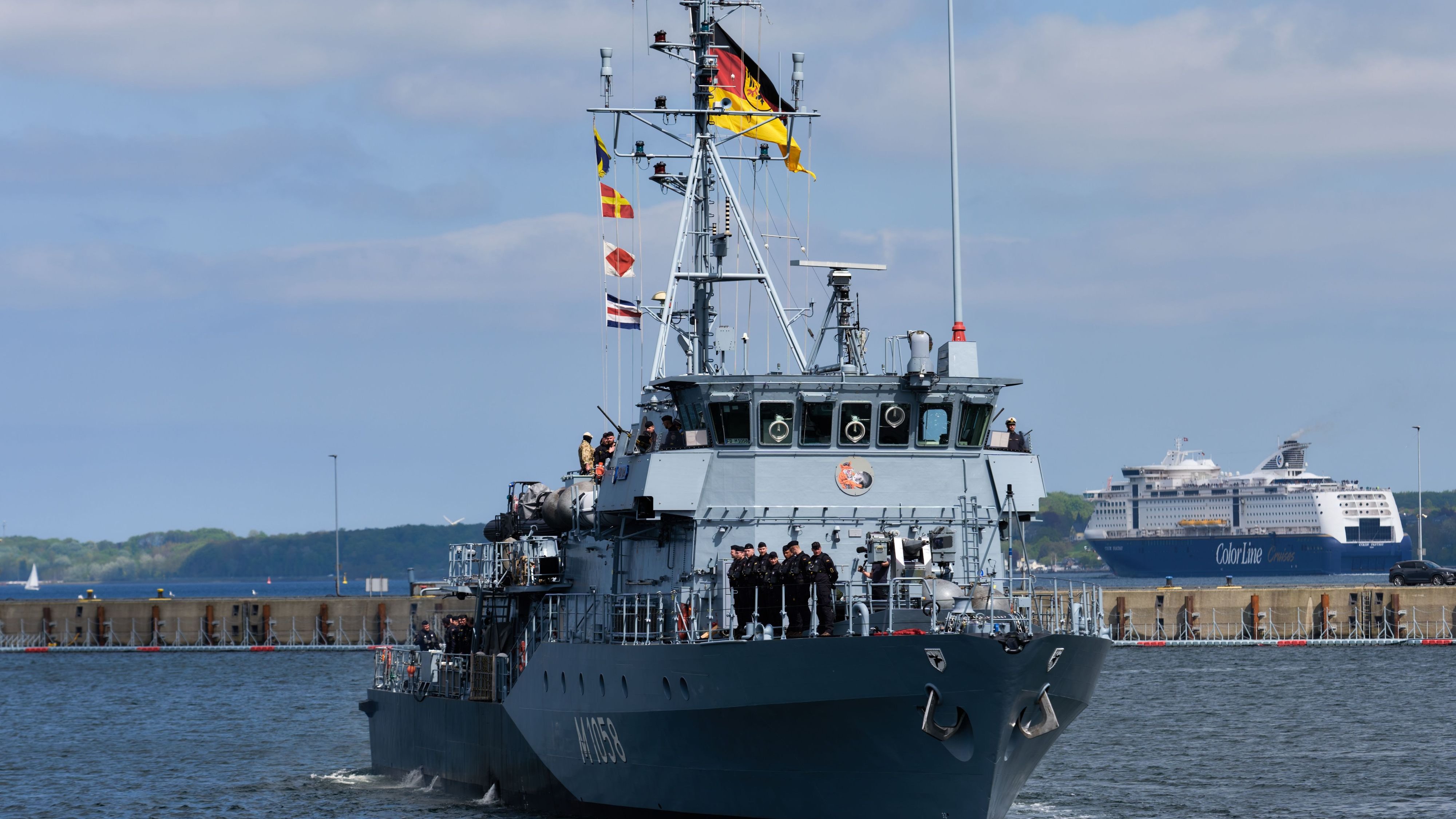Defense: Air conditioning broken? Hormuz operation for mine-hunting boat “Fulda” finally ended