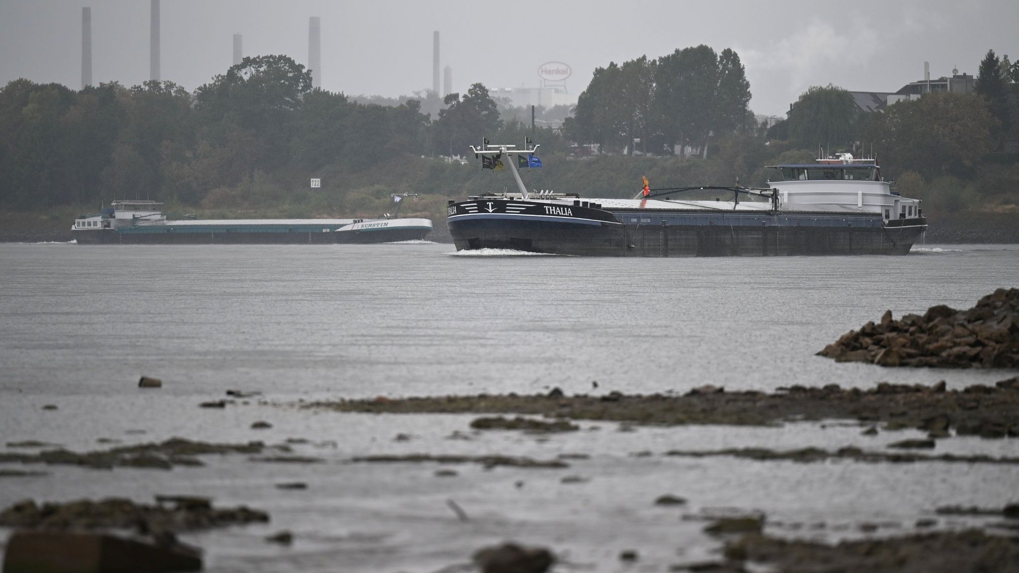 Rain after drought: The water levels on the Rhine rise again