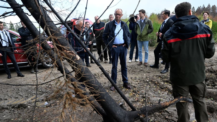 After forest fire: Merz in forest fire area: “This is climate change”