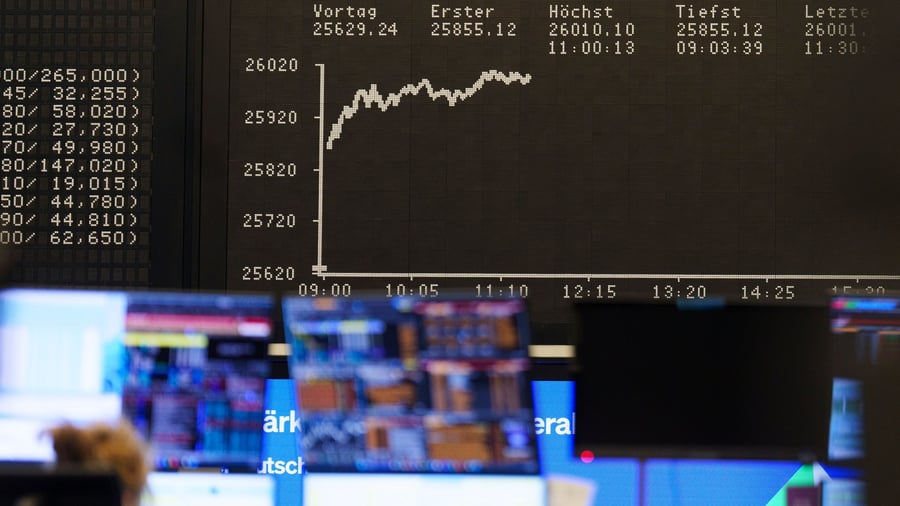 Exchanges: Hope for Iran talks drives Dax over 26,000 points